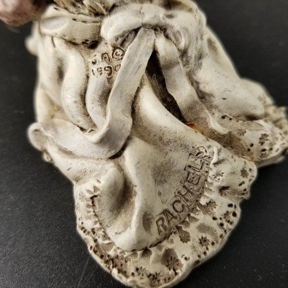 Sarah's Attic Figure Rachel Wedding Flower Girl Limited Edition #504 Dated 1990 - Picture 3 of 7